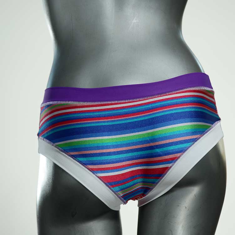 sexy schöne nachhaltige farbige Bikini Hose, sportliche Bademode für Damen