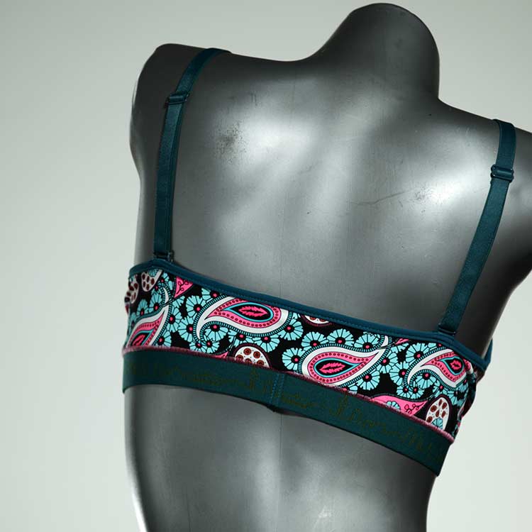 sexy handgemachte ökologische bunte Bikini Top, sportliche Bademode für Damen