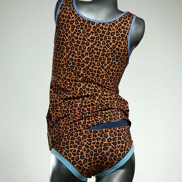 sexy attraktive süße preiswerte Unterwäsche Set für DamenPanty / Hotpant mit Top aus Biobaumwolle