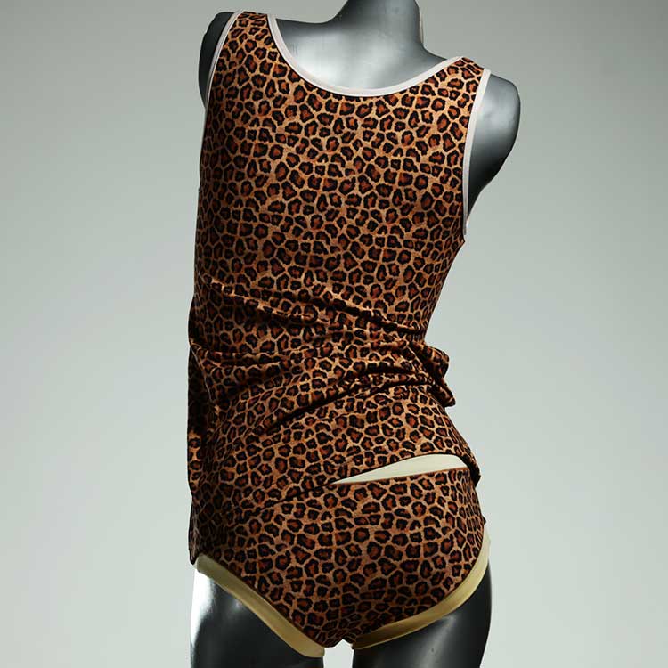 attraktive günstige sexy preiswerte Unterwäsche Set für DamenPanty / Hotpant mit Top aus Biobaumwolle