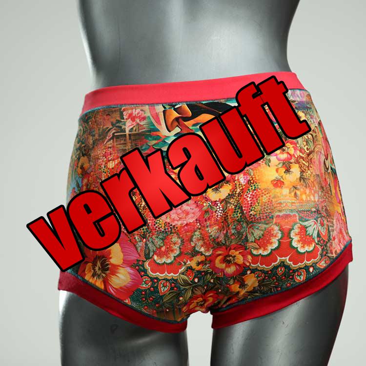 attraktive gemusterte ökologische bequeme High waist Hotpant aus Baumwolle, Unterwäsche für Damen