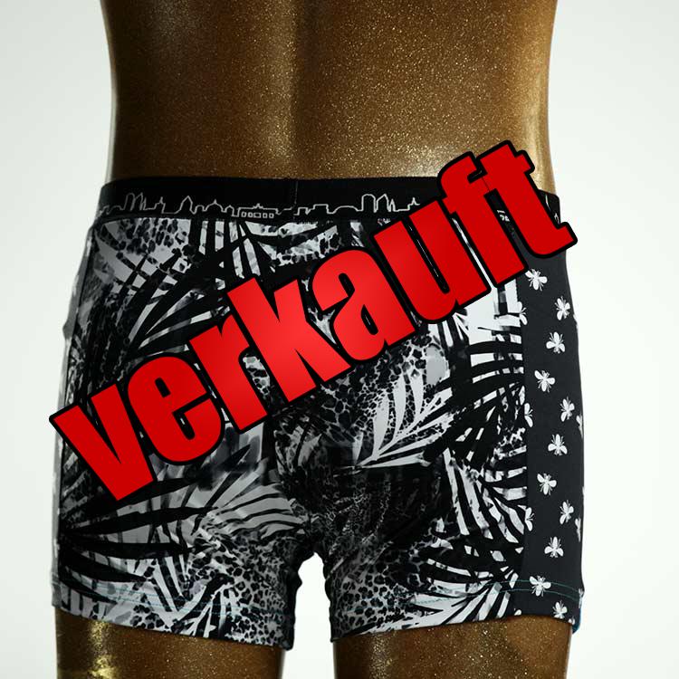 gemusterter  bunter nachhaltiger Badehose , Bademode für Herren