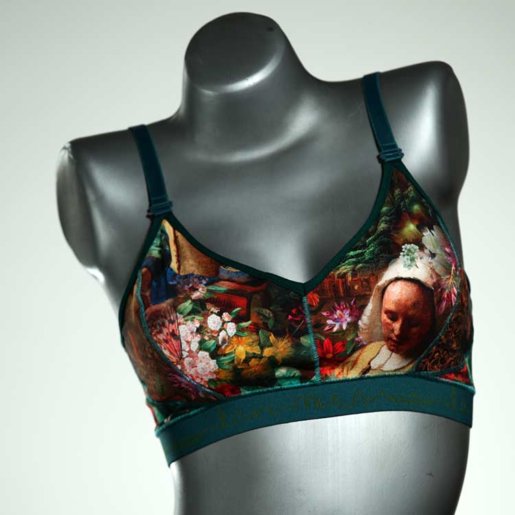 gemusterte nachhaltige sexy schöne BH, Büsternhalter aus Baumwolle, Damenunterwäsche