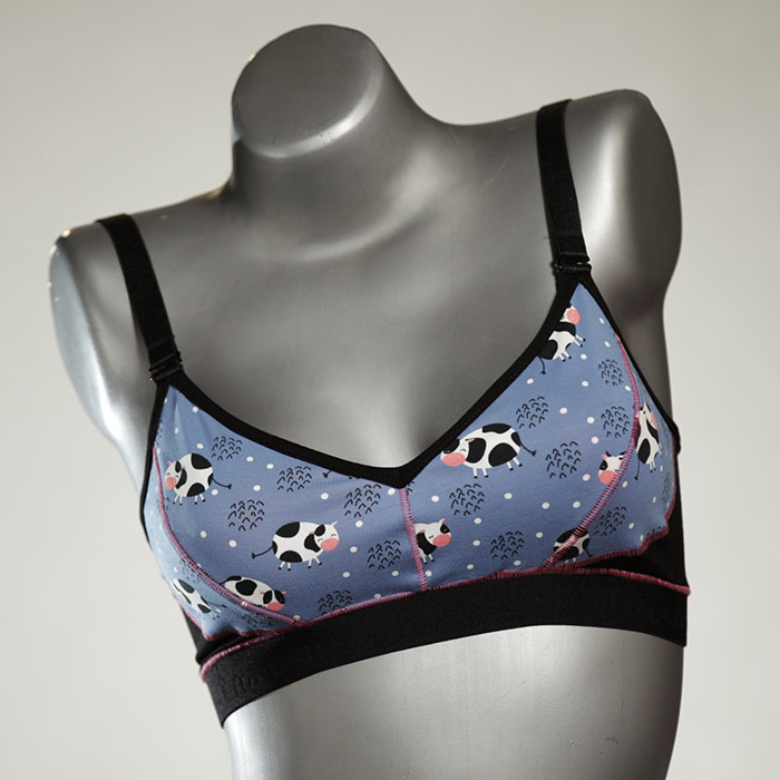  sweet colourful sustainable cotton Bra - Bustier for women thumbnail