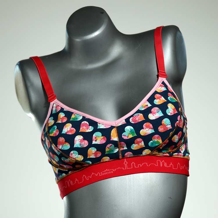 sexy bunte attraktive bequeme BH, Büsternhalter aus Baumwolle, Damenunterwäsche thumbnail