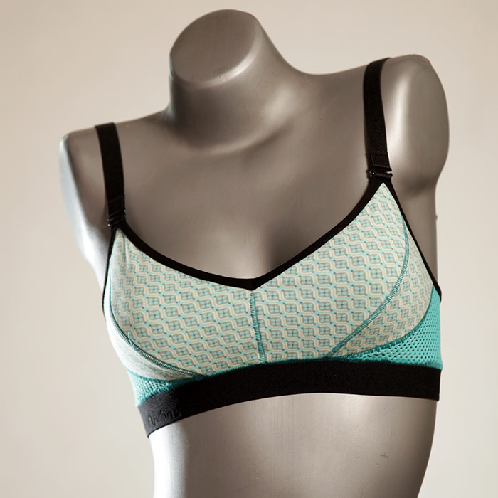  sweet sustainable patterned cotton Bra - Bustier for women thumbnail