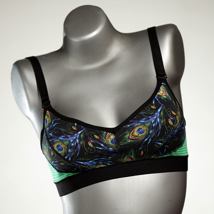  sexy patterned sustainable cotton Bra - Bustier for women thumbnail