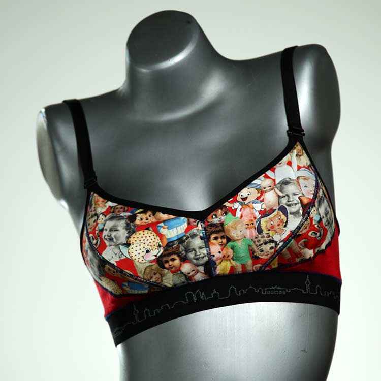 farbige ökologische sexy süße BH, Büsternhalter aus Baumwolle, Damenunterwäsche