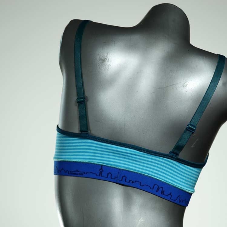 farbige nachhaltige sexy handgemachte BH, Büsternhalter aus Baumwolle, Damenunterwäsche