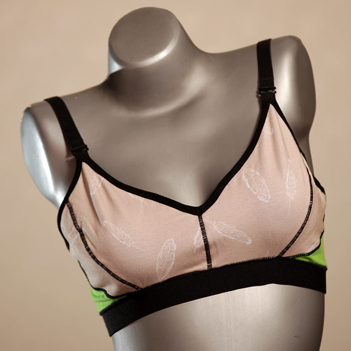  patterned sustainable beautyful cotton Bra - Bustier for women thumbnail