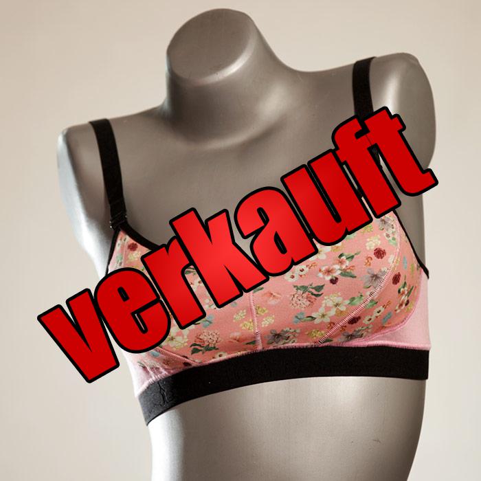  süßer gemusterter nachhaltiger BH - Büstenhalter - Bustier aus Baumwolle für Damen