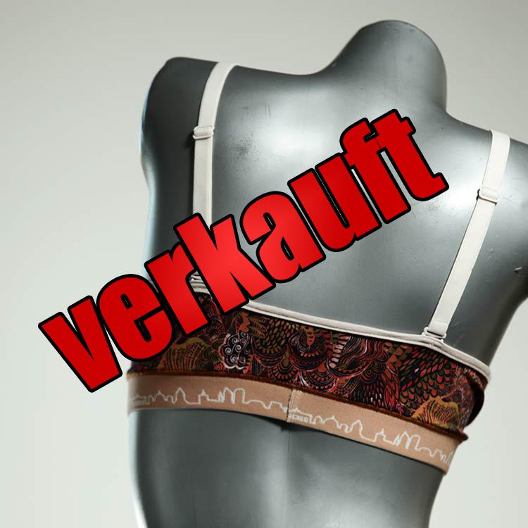 günstige gemusterte schöne nachhaltige BH, Büsternhalter aus Baumwolle, Damenunterwäsche