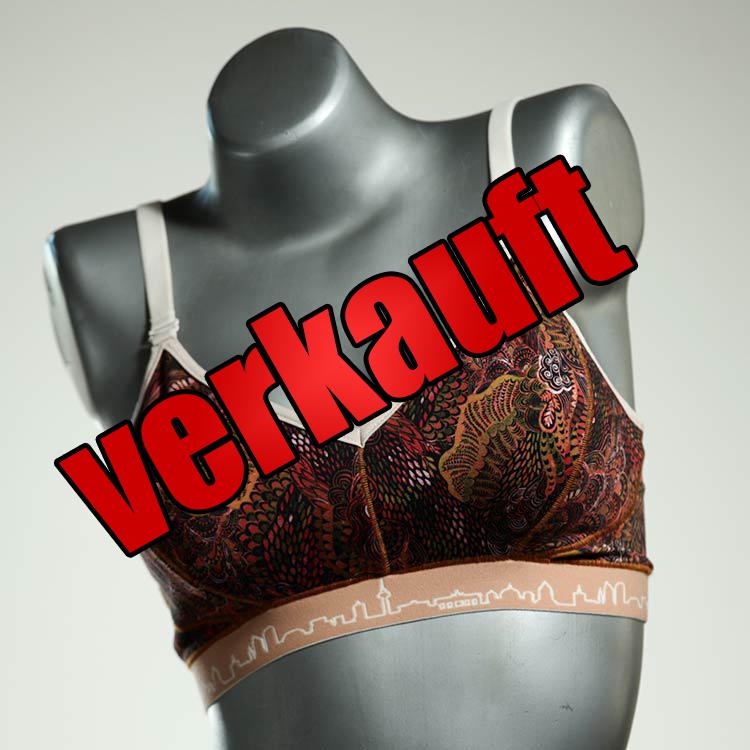 günstige gemusterte schöne nachhaltige BH, Büsternhalter aus Baumwolle, Damenunterwäsche