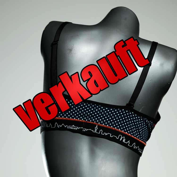 gemusterte nachhaltige günstige sexy BH, Büsternhalter aus Baumwolle, Damenunterwäsche