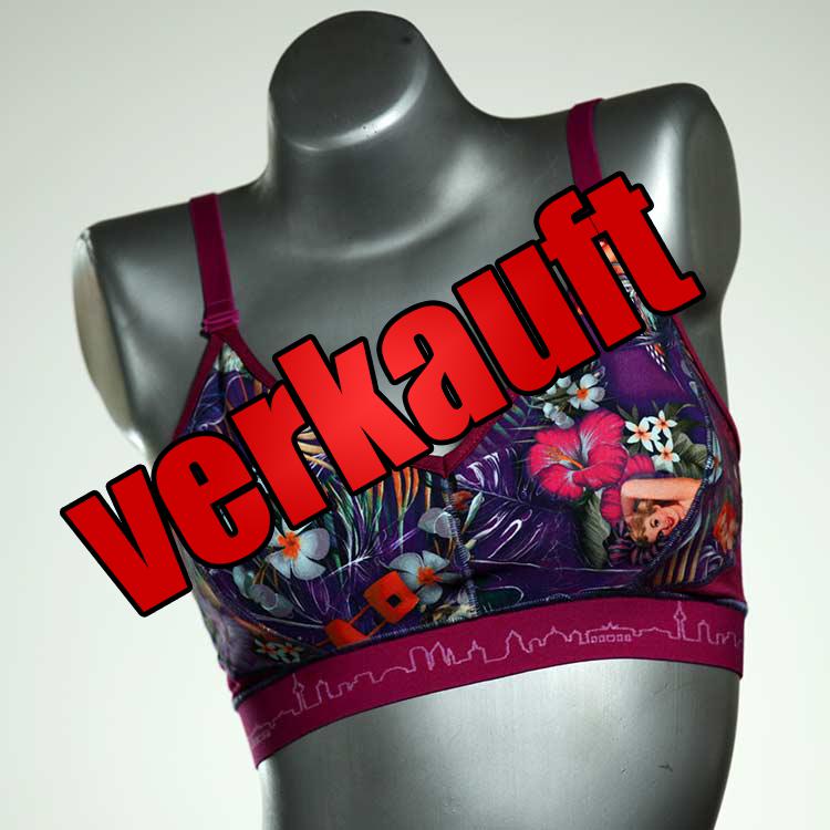 attraktive preiswerte bequeme farbige BH, Büsternhalter aus Baumwolle, Damenunterwäsche