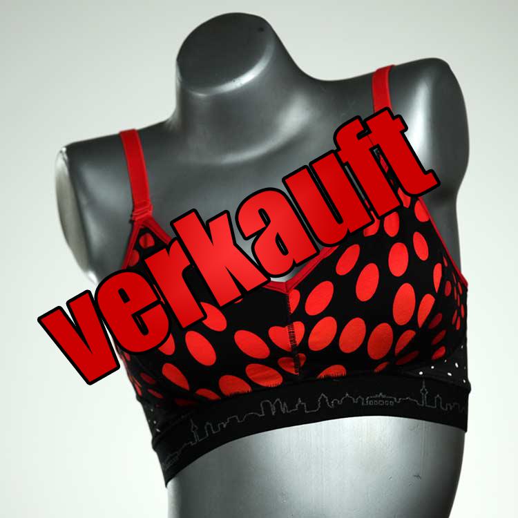 handgemachte bunte nachhaltige ökologische BH, Büsternhalter aus Baumwolle, Damenunterwäsche