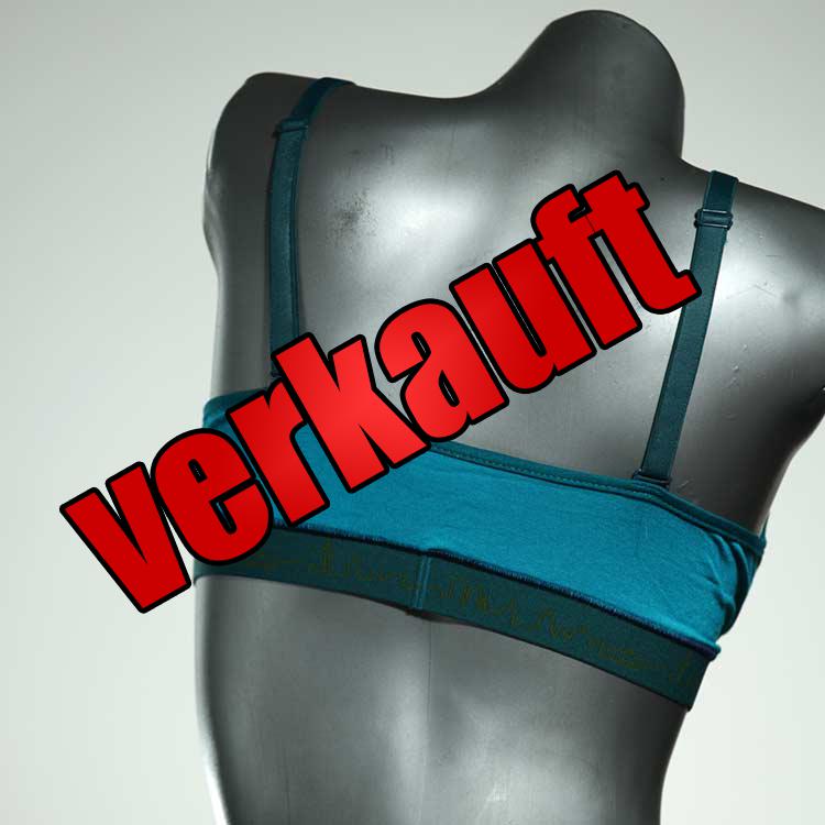 schöne gemusterte preiswerte farbige BH, Büsternhalter aus Baumwolle, Damenunterwäsche