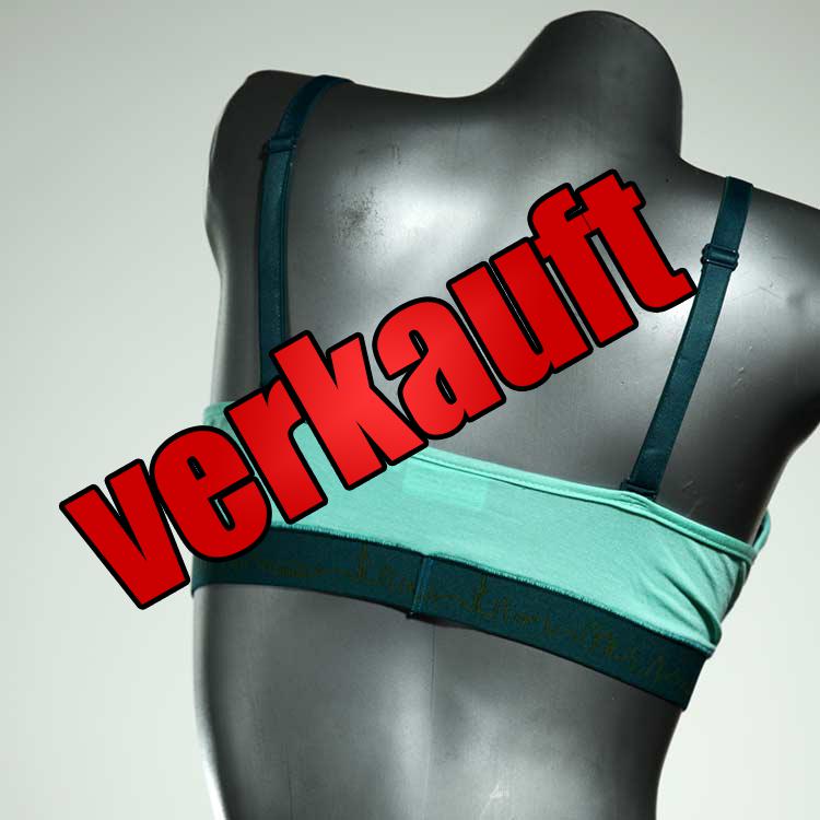 bunte bequeme handgemachte nachhaltige BH, Büsternhalter aus Baumwolle, Damenunterwäsche