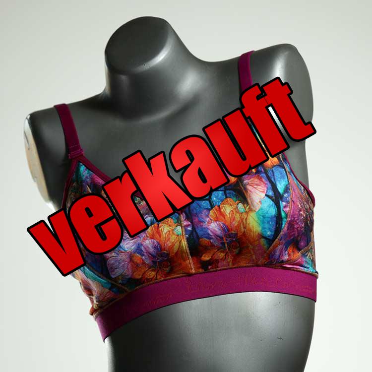 süße farbige handgemachte preiswerte BH, Büsternhalter aus Baumwolle, Damenunterwäsche