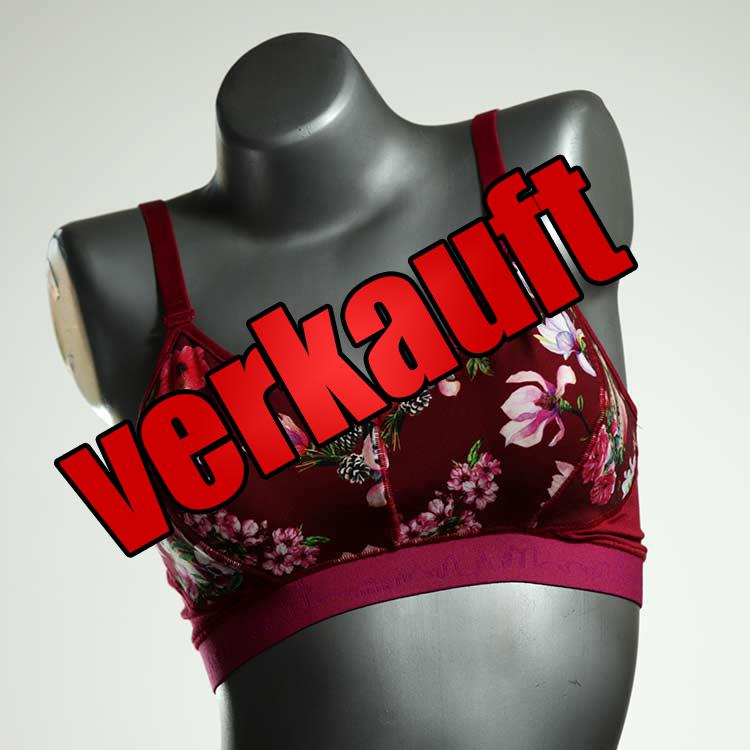 süße handgemachte nachhaltige sexy BH, Büsternhalter aus Baumwolle, Damenunterwäsche