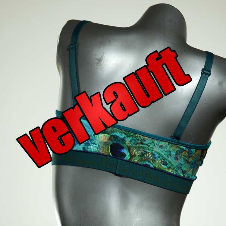 handgemachte gemusterte bequeme ökologische BH, Büsternhalter aus Baumwolle, Damenunterwäsche