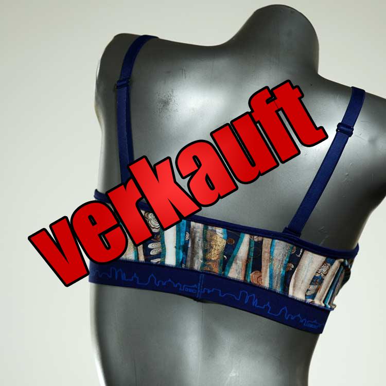 gemusterte günstige farbige sexy BH, Büsternhalter aus Baumwolle, Damenunterwäsche