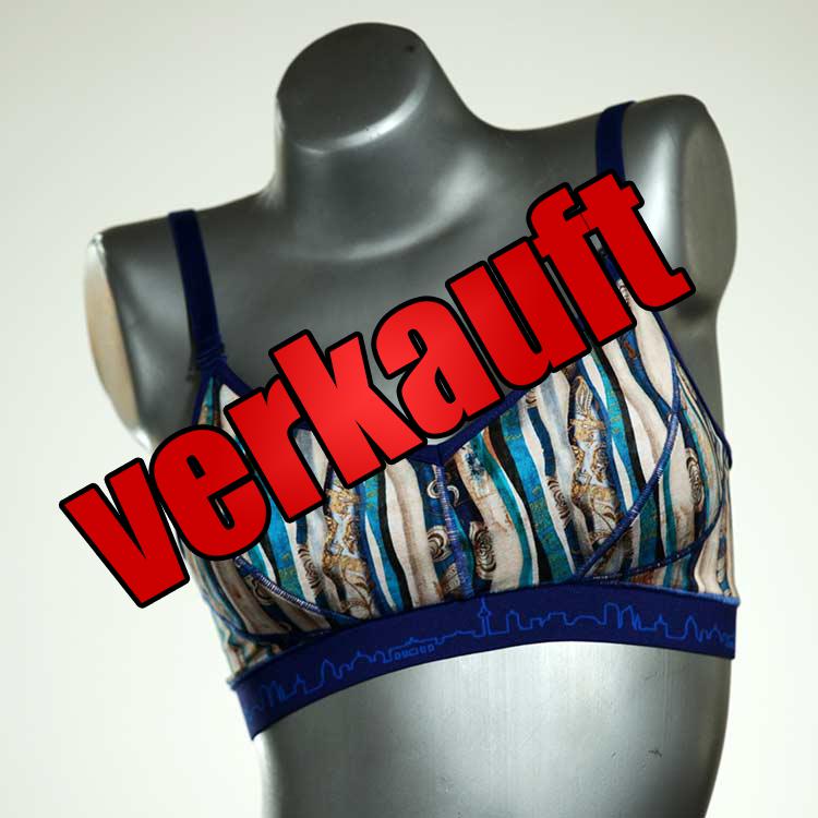 gemusterte günstige farbige sexy BH, Büsternhalter aus Baumwolle, Damenunterwäsche