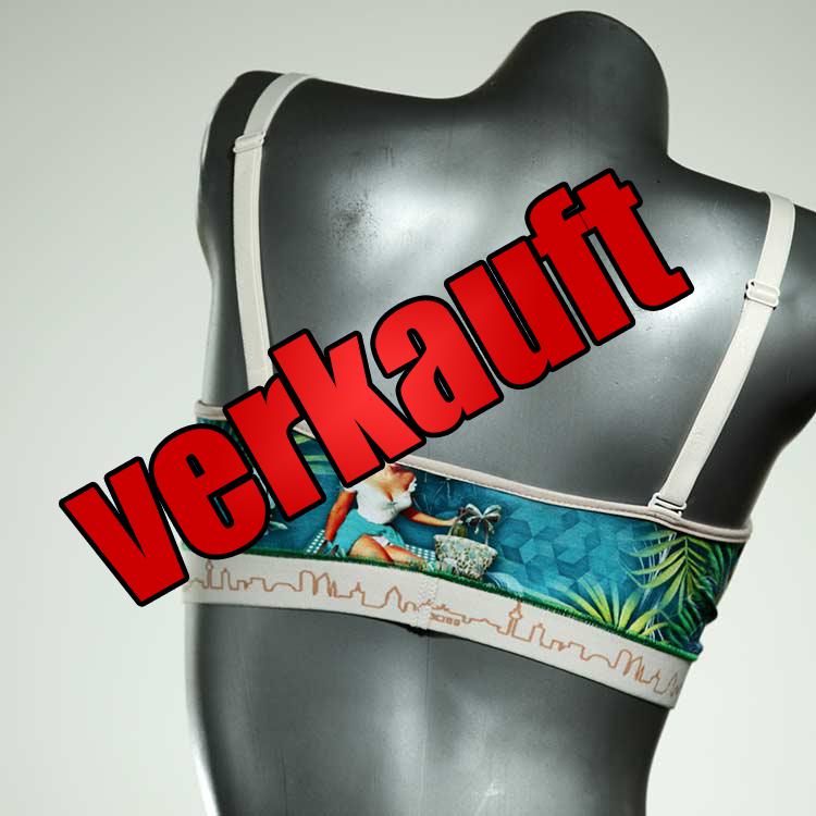 gemusterte bequeme preiswerte attraktive BH, Büsternhalter aus Baumwolle, Damenunterwäsche