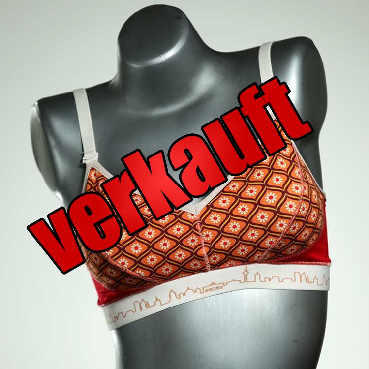 gemusterte schöne sexy ökologische BH, Büsternhalter aus Baumwolle, Damenunterwäsche