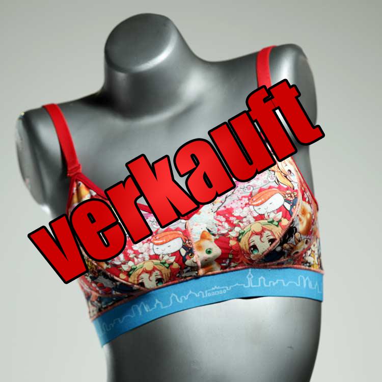 schöne bequeme bunte farbige BH, Büsternhalter aus Baumwolle, Damenunterwäsche