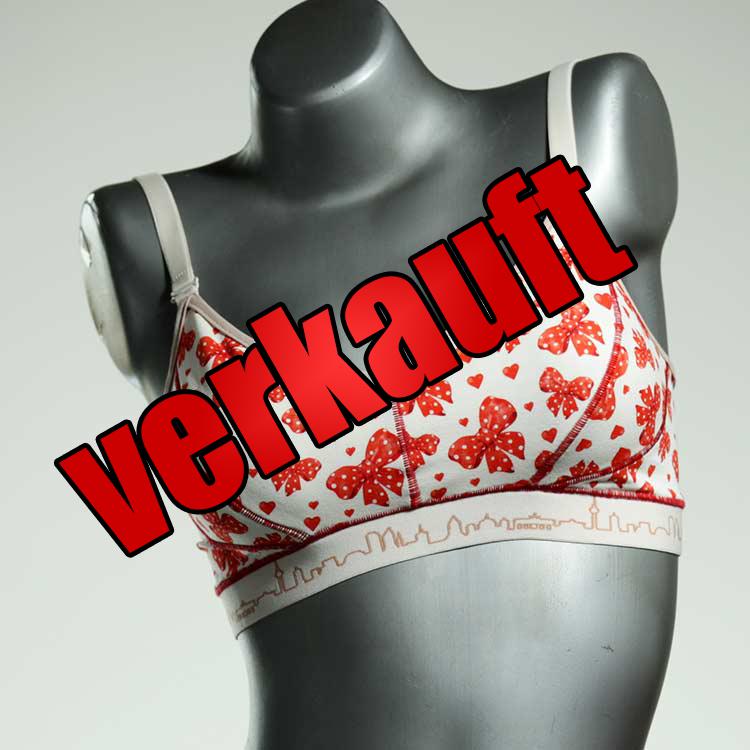 nachhaltige bequeme handgemachte schöne BH, Büsternhalter aus Baumwolle, Damenunterwäsche