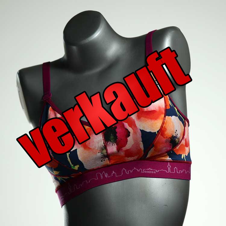 schöne bunte ökologische sexy BH, Büsternhalter aus Baumwolle, Damenunterwäsche