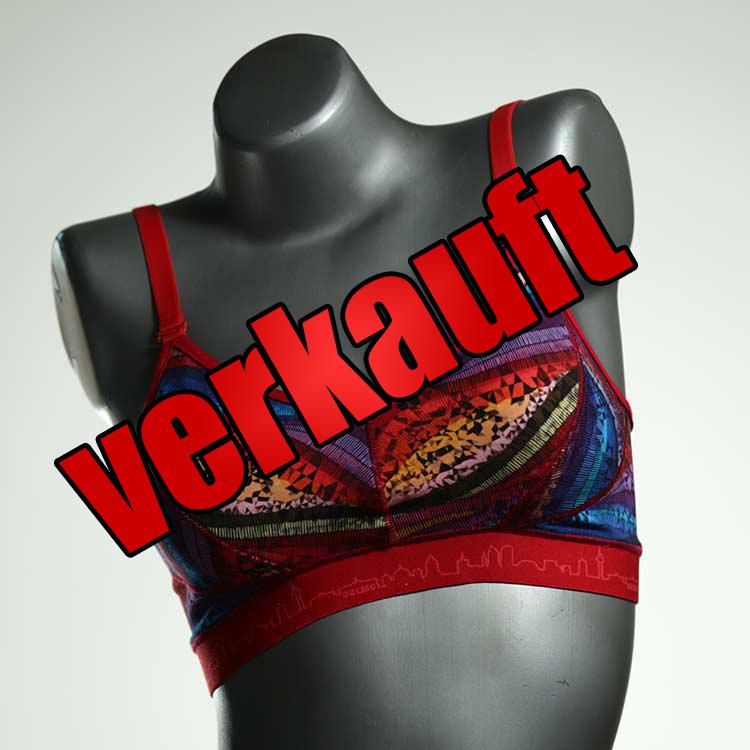 bequeme gemusterte sexy günstige BH, Büsternhalter aus Baumwolle, Damenunterwäsche