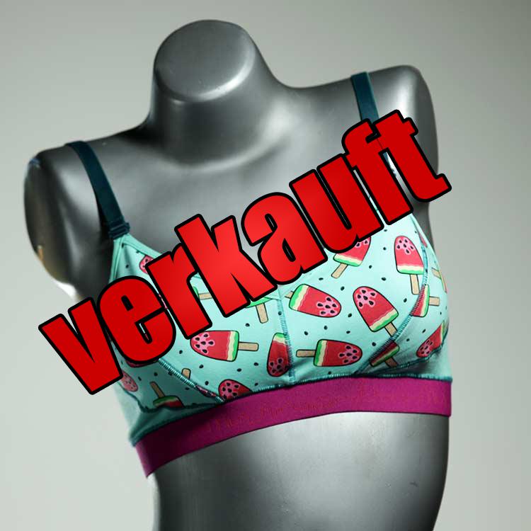 handgemachte nachhaltige attraktive bequeme BH, Büsternhalter aus Baumwolle, Damenunterwäsche