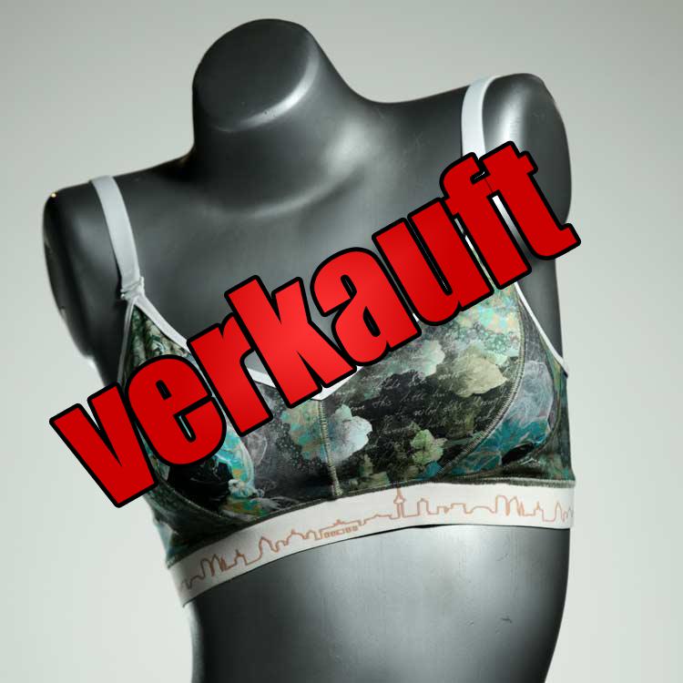 handgemachte süße gemusterte farbige BH, Büsternhalter aus Baumwolle, Damenunterwäsche