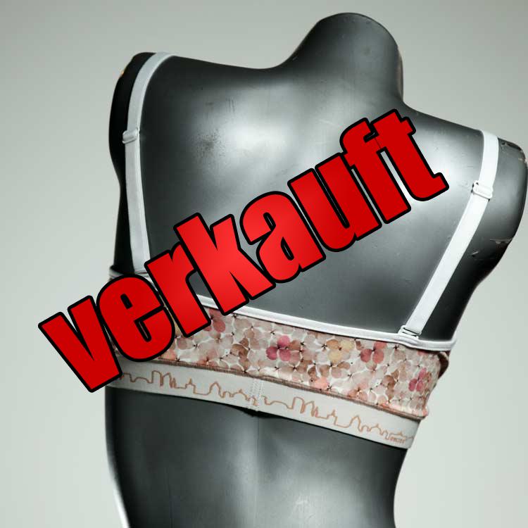 nachhaltige farbige handgemachte sexy BH, Büsternhalter aus Baumwolle, Damenunterwäsche