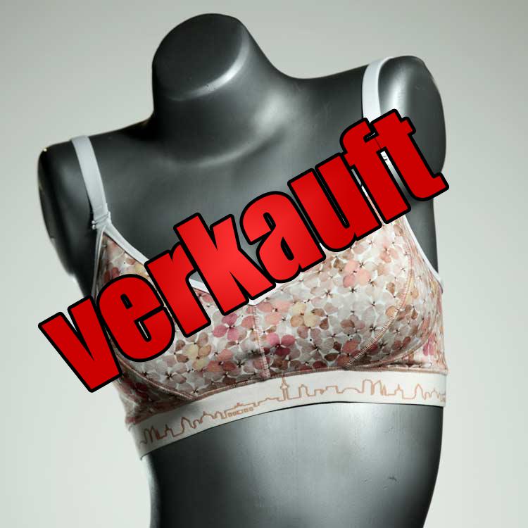 nachhaltige farbige handgemachte sexy BH, Büsternhalter aus Baumwolle, Damenunterwäsche