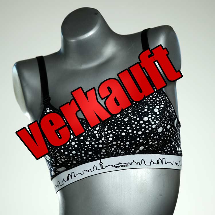 ökologische schöne bunte handgemachte BH, Büsternhalter aus Baumwolle, Damenunterwäsche