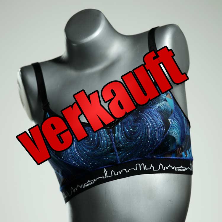 handgemachte attraktive ökologische bunte BH, Büsternhalter aus Baumwolle, Damenunterwäsche