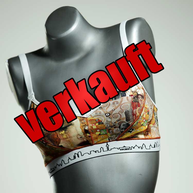 schöne attraktive handgemachte ökologische BH, Büsternhalter aus Baumwolle, Damenunterwäsche