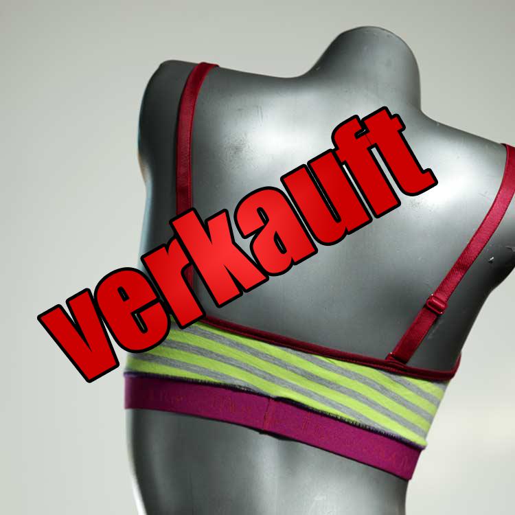 handgemachte süße gemusterte bunte BH, Büsternhalter aus Baumwolle, Damenunterwäsche