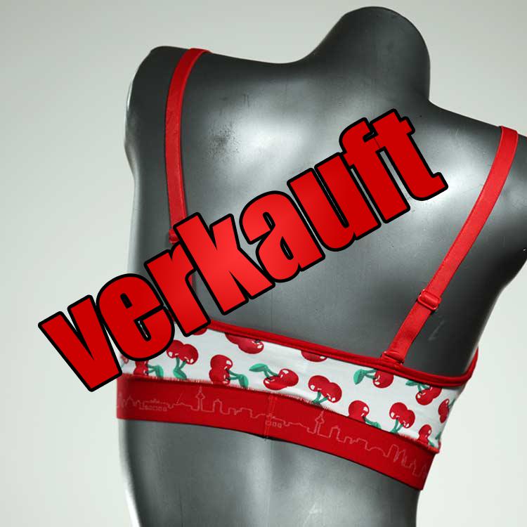 preiswerte handgemachte schöne gemusterte BH, Büsternhalter aus Baumwolle, Damenunterwäsche