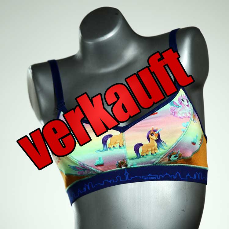 schöne günstige gemusterte attraktive BH, Büsternhalter aus Baumwolle, Damenunterwäsche