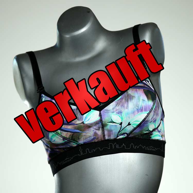 schöne ökologische sexy handgemachte BH, Büsternhalter aus Baumwolle, Damenunterwäsche