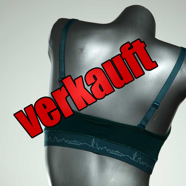 bequeme gemusterte bunte ökologische BH, Büsternhalter aus Baumwolle, Damenunterwäsche