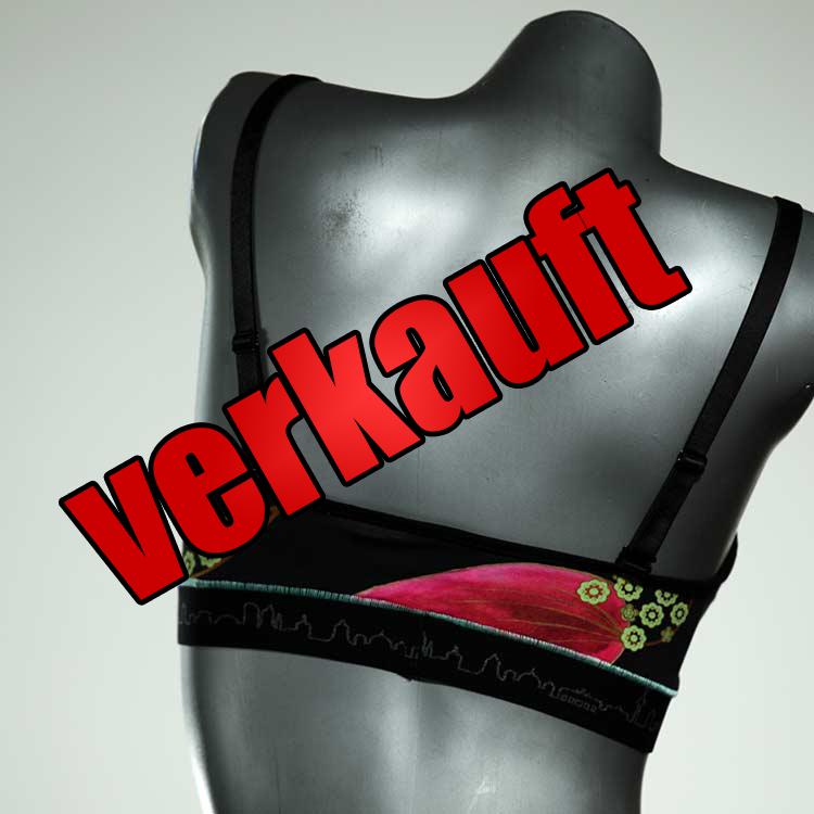 günstige nachhaltige ökologische gemusterte BH, Büsternhalter aus Baumwolle, Damenunterwäsche