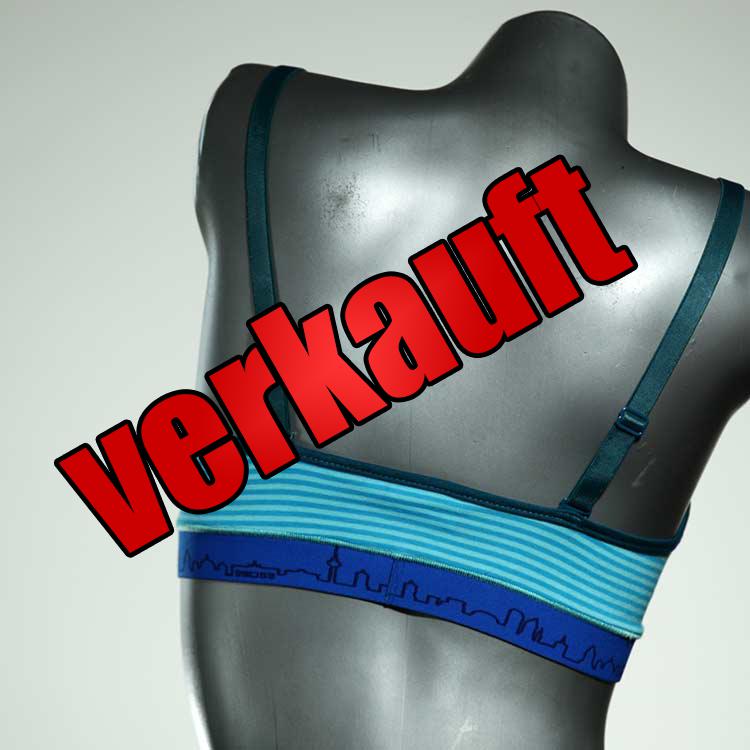 farbige nachhaltige sexy handgemachte BH, Büsternhalter aus Baumwolle, Damenunterwäsche