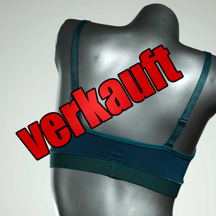 farbige günstige handgemachte bunte BH, Büsternhalter aus Baumwolle, Damenunterwäsche