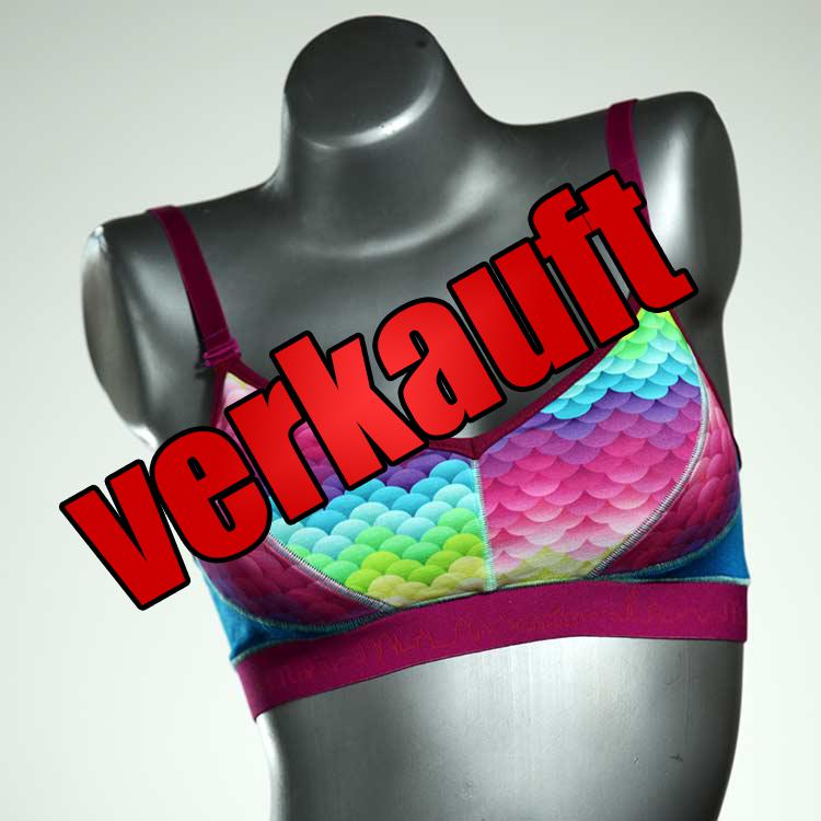 ökologische schöne süße gemusterte BH, Büsternhalter aus Baumwolle, Damenunterwäsche