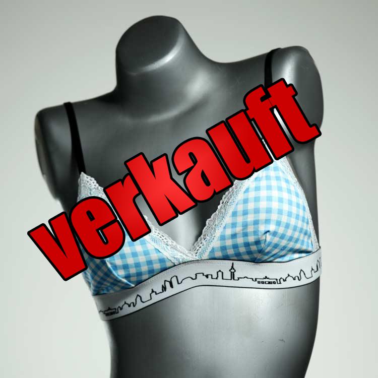 ökologische attraktive gemusterte schöne BH, Büsternhalter aus Baumwolle, Damenunterwäsche